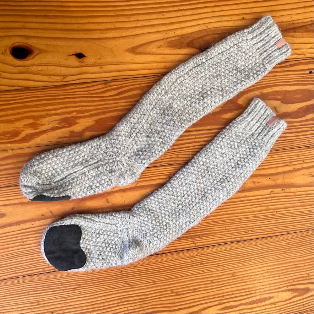 LUNYA Chunky Wool Slipper Socks OS